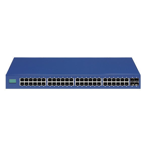 1U 48 Port PoE 10-Gigabit-Ethernet Switch - PSNA 110 - Ultra-low